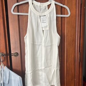 ALC Cream Sleeveless Tank Top High Neck